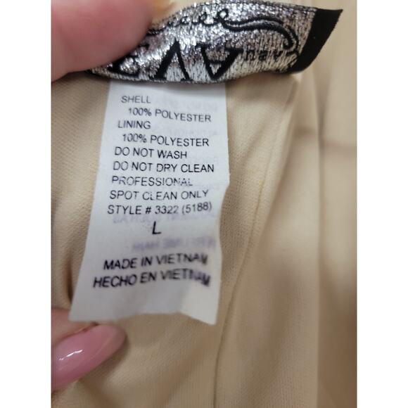 Eva USA Bright Gold Sequin Short Formal Party Homecoming Dance Dress Size Large - Picture 7 of 7